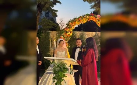 Manisa’da Dr. Cansu Karaağaç ile Dr. Göktuğ Gökçe Görkemli Düğün Töreniyle Hayatlarını Birleştirdi