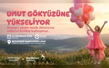 4. Evre Nöroblastom Kanserini Yenen Almira Turhan’ın Zaferi Umut Balonlarıyla Kutlanacak