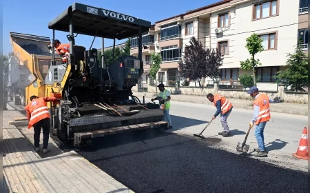 Yalova’da Yol Seferberliği Sürüyor Safran Yolu ve Şefika Sokak’ta Çalışmalar Hız Kazandı
