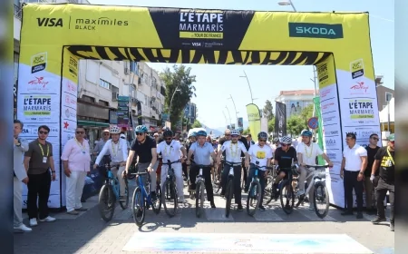 Marmaris’te Tour de France Heyecanı Halk Sürüşüyle Sokaklara Taşındı