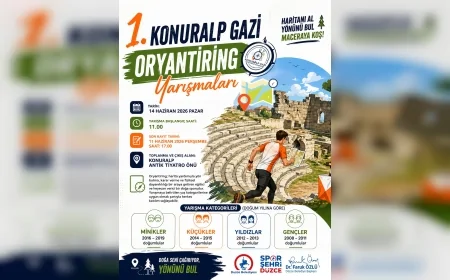 Düzce’de İlk Kez Düzenlenecek 1. Konuralp Gazi Oryantiring Yarışması İçin Geri Sayım Başladı
