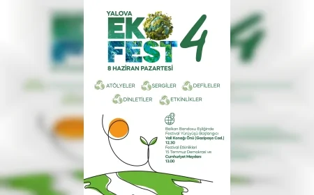 Yalova’da Çevre Bilincini Güçlendirecek EKOFEST 4 İçin Geri Sayım Başladı