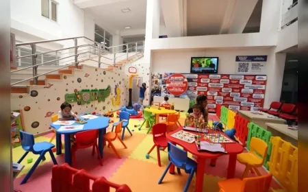 Denizli Büyükşehir Belediyesi Ana Hizmet Binasında Çocuklar İçin Oyun Alanı Oluşturuldu