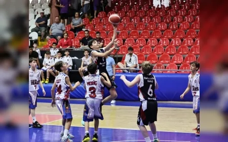 Manisa’da Okul Sporları Basketbol Türkiye Birinciliği Heyecanı Başladı, 10 İlden Takımlar Şampiyonluk İçin Parkede Buluştu