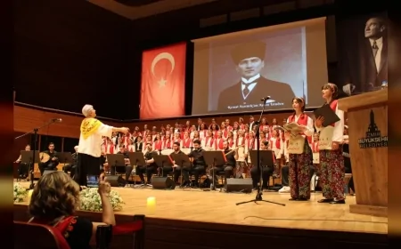 Çağdaş Yaşam Çocuk Korosu İzmir’de Anadolu’nun Türkülerini ve Kültürel Mirasını Sahneye Taşıdı