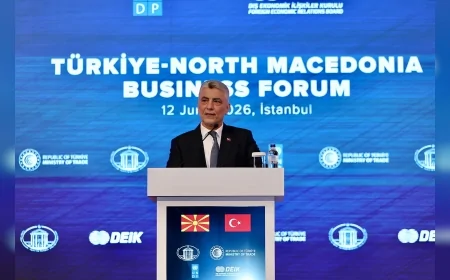 Ticaret Bakanı Prof. Dr. Ömer Bolat: “Türkiye-Kuzey Makedonya ticaretinde hedef 2 milyar dolar”