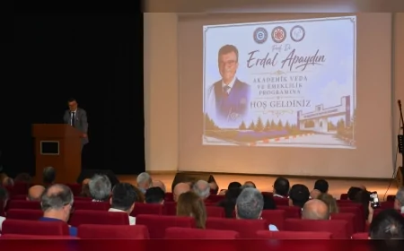 EÜ Rektör Yardımcısı Prof. Dr. Tahir Yağdı: “Prof. Dr. Erdal Apaydın Her Yönüyle Bizler İçin Bir Rol Modeldir”