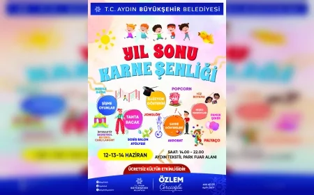 AYDIN BÜYÜKŞEHİR BELEDİYE BAŞKANI ÖZLEM ÇERÇİOĞLU: “ÇOCUKLARIMIZA UNUTAMAYACAKLARI BİR TATİL HEDİYESİ VERECEĞİZ”
