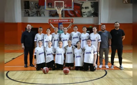 İNEGÖL BELEDİYESPOR U12 KIZ BASKETBOL TAKIMI ÜÇÜNCÜLÜK SERİSİNİ KAZANARAK BURSA ÜÇÜNCÜSÜ OLDU!