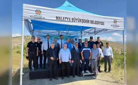 Türkiye Güreş Federasyonu Başkanı Taha Akgül Malatya’da Hatıra Ormanı İçin İlk Fidanları Toprakla Buluşturdu
