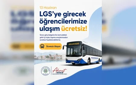 Muğla Büyükşehir Belediye Başkanı Ahmet Aras: “LGS’ye Girecek Tüm Öğrencilerimize Başarılar Diliyorum”