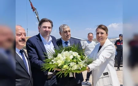 Tarım ve Orman Bakan Yardımcısı Dr. Ahmet Bağcı Dikili Jeotermal Isıtmalı Sera Organize Tarım Bölgesi’nde İncelemelerde Bulundu