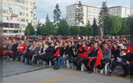 Çorum’da Kadeş Barış Meydanı Milli Maç Heyecanına Sahne Oldu Türkiye Avustralya’ya 2-0 Mağlup Oldu