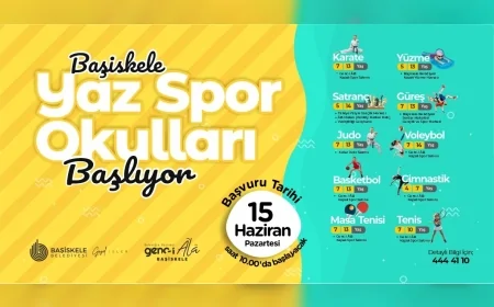 Başiskele Belediyesi Yaz Spor Okulları için kayıtlar 15 Haziran’da başlıyor
