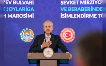 TBMM BAŞKANI NUMAN KURTULMUŞ: “ARSUZ’DAKİ ÖZBEKİSTAN MAHALLESİ TÜRKİYE-ÖZBEKİSTAN KARDEŞLİĞİNİN ABİDESİ OLARAK YAŞAYACAK”
