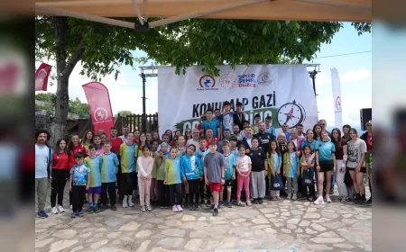 Düzce Belediyesi’nin Düzenlediği Konuralp Gazi Oryantiring Yarışlarında 170 Sporcu Tarihi Parkurda Mücadele Etti