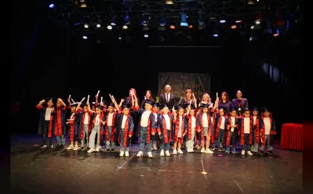 Şehzadeler Belediyesi Çocuk Evleri’nde 190 Minik Öğrenci Mezuniyet Coşkusunu Sahneye Taşıdı