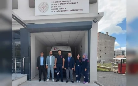 Kunduzhan Acil Sağlık Hizmetleri İstasyonu Hizmete Açıldı, Bölgede Müdahale Sürelerinin Kısalması Hedefleniyor
