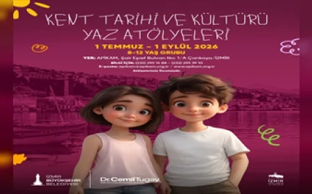 İzmir’de APİKAM Kent Tarihi ve Kültürü Yaz Atölyeleriyle Çocukları Tarih ve Kültürle Buluşturacak