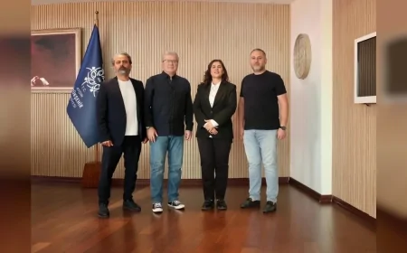 Aydın Manifaturacılar ve Tuhafiyeciler Esnaf Odası Başkanı Kamil Tavil’den Başkan Özlem Çerçioğlu’na Nezaket Ziyareti