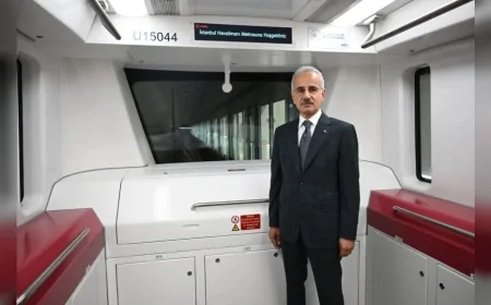 Ulaştırma ve Altyapı Bakanı Abdulkadir Uraloğlu: “Halkalı-Gayrettepe Arasında Seyahat Süresi 57 Dakikaya Düşecek”