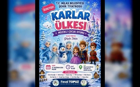 Milas Belediyesi Çocukları Hafta Sonunda Üç Farklı Tiyatro Oyunuyla Buluşturacak