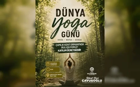 Denizli Büyükşehir Belediyesi Dünya Yoga Günü’nde Yüzlerce Vatandaşı Çamlık Kent Ormanı’nda Buluşturacak