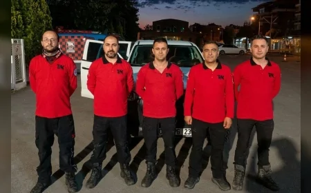 Tepebaşı Belediyesi TAK Ekibi Beypazarı’nda Kayıp Arif Uysal İçin Arama Çalışmalarına Katıldı