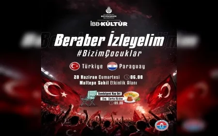 Maltepe Sahili’nde Dev Ekran Kurulacak Türkiye-Paraguay Maçı Binlerce Taraftarı Bir Araya Getirecek!