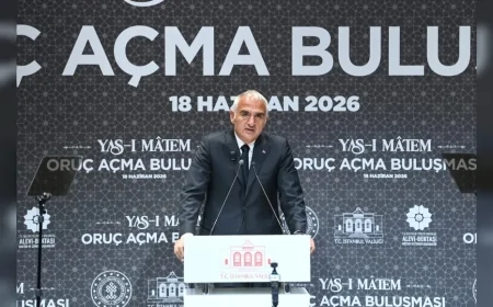 Kültür ve Turizm Bakanı Mehmet Nuri Ersoy: “Hz. Hüseyin, Bütün Çağların Mazlumlarının Serdarıdır”
