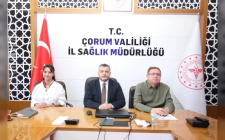 Çorum’da Hastane Başhekimleriyle Hizmet, Performans ve Mali Göstergeler Değerlendirildi