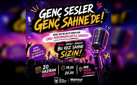 ANKARA BÜYÜKŞEHİR BELEDİYESİNİN GENÇ SAHNE GENÇ SES YARIŞMASINDA FİNAL ETABI 20 HAZİRAN’DA GERÇEKLEŞECEK