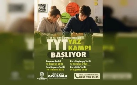 Denizli Büyükşehir Belediyesi Üniversite Adayları İçin Ücretsiz TYT Yaz Kampı Başvurularını Başlattı