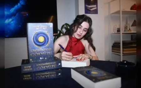 MEHTAP KARAKAYA’NIN “KONSTANTİNİYYE’NİN GÖKYÜZÜ” ROMANI TARİH, AŞK VE ZAMAN YOLCULUĞUNU BİR ARAYA GETİRİYOR