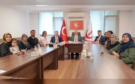 Yeniden Refah Partisi Genel Başkan Yardımcısı Cengiz Zor Mülakat Mağduru ve Açlık Grevindeki Öğretmenlerin Taleplerini Dinledi