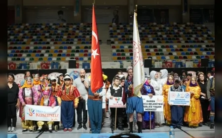 Düzce Belediyesi Kusursuz Kafe Halk Oyunları Ekibi THOF Engelsiz Adımlar Türkiye Şampiyonası’nda Türkiye Üçüncüsü Oldu