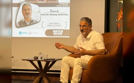 Başiskele Belediyesi’nin konuğu Prof. Dr. Gencay Zavotçu aşk ve gönül dünyasını Kitaphane’de anlattı