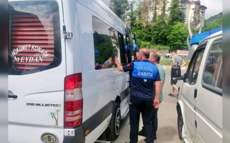 Giresun Belediyesi Filmli Dolmuşlara Yönelik Denetimlerini Sıklaştırdı
