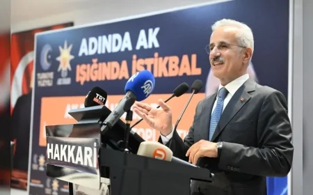 Ulaştırma ve Altyapı Bakanı Abdulkadir Uraloğlu: “Terörün bittiği, yatırımların arttığı bir Hakkari Türkiye’nin gücüne güç katmaktadır”