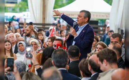 CHP LİDERİ ÖZGÜR ÖZEL: “GÖRÜNÜRDE HEDEF BİZİZ AMA ESAS HEDEF MİLLETİN SEÇME İRADESİDİR”