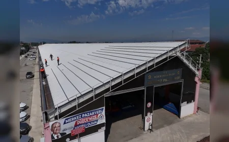 Düzce Belediye Başkanı Dr. Faruk Özlü: “Merkez Pazaryeri çatısını enerji üretim merkezine dönüştürüyoruz”