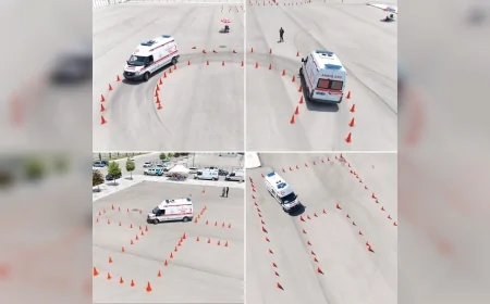 Çorum’da Ambulans Sürüş Güvenliği Eğitimi Düzenlendi, Acil Sağlık Hizmetlerinde Güvenlik Vurgusu Yapıldı