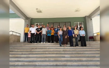 Delice Şehit Binbaşı Erhan Dikmen Ortaokulu öğrencileri 8 aylık çalışmanın ardından kendi ürettikleri drone’u uçurdu