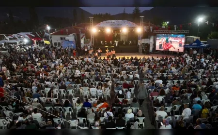 Fethiye Belediyesi ve Nif Yörükleri Kültür Dayanışma Derneği iş birliğiyle düzenlenen Nif Kiraz Festivali’ne yoğun katılım gerçekleşti, üretici yarışmaları ve sahne etkinlikleriyle mahallede renkli görüntüler oluştu