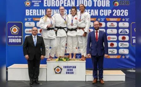 İZMİR BÜYÜKŞEHİR BELEDİYESİ SPOR KULÜBÜ MİLLİ JUDOCUSU SEMA METE BERLİN GENÇLER AVRUPA KUPASI’NDA BRONZ MADALYA KAZANDI
