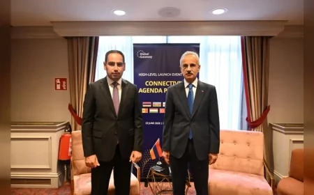 Ulaştırma ve Altyapı Bakanı Abdulkadir Uraloğlu: “Demiryolu ve Karayolu Geçişlerini Bir An Önce Hayata Geçirmek İçin İşbirliğimizi Artırıyoruz”