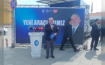 Çorum Belediye Başkanı Dr. Halil İbrahim Aşgın: “83 Milyon TL’lik yatırımla araç filomuzu daha da güçlendirdik”