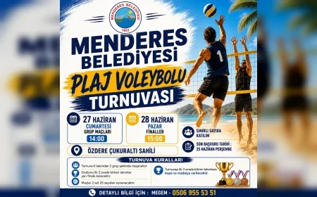 Menderes Belediye Başkanı İlkay Çiçek: “Birlikte eğlenelim, sporun ve yazın tadını çıkaralım”