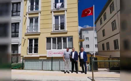 Çorum İl Sağlık Müdürü Prof. Dr. Sinan Zehir Gazi Aile Sağlığı Merkezi’nde Yatırım Sürecini Yerinde İnceledi