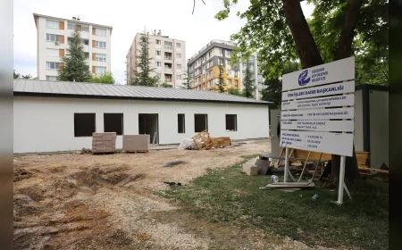 Eskişehir Büyükşehir Belediyesinin Şehit Yakınları ve Gazilere Yönelik Sosyal Tesis Projesinde İnşaat Yüzde 90 Seviyesine Ulaştı